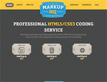 Tablet Screenshot of markuphq.com